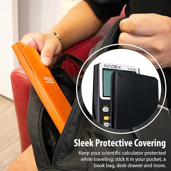 Scientific Calculator with Graph Functions for College and High School Students, Engineering, Advanced Mathematics, Calculus, Algebra, Geometery, Trigonometry, Statistics, Physics, Chemistry, Orange