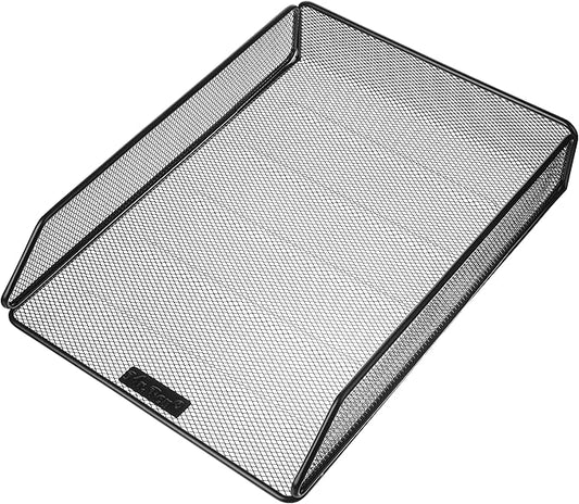 Mr. Pen Mesh Desk Organizer - Single Tray with Letter Tray, File Holder for Desk Paper Management
