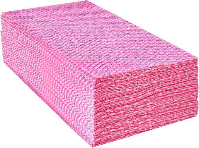 JEBBLAS Foodservice Cleaning Towel Reusable Paper Towels,Large Size Kitchen Cleaning Cloth All Purpose Dish Towels,50 Count, Foodservice Wipes