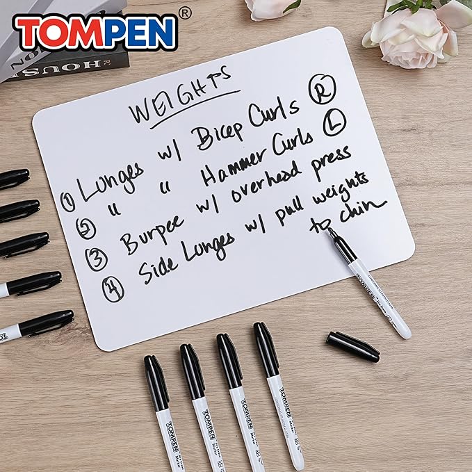 Dry Erase Markers Chisel Tip Black,48 Count Bulk,Erasable Whiteboard Markers with Low Odor Ink Quick-Drying for Calendar Boards Office Home School Writing Planning