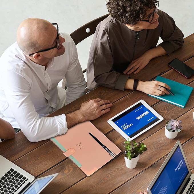 Wisdompro Pen Clip, 12 Pack Stainless Steel Pencil Clip Holder for Notebook, Books, Journal, Clipboard, Paper, etc. - Fits Almost Any Pen Size (Black)