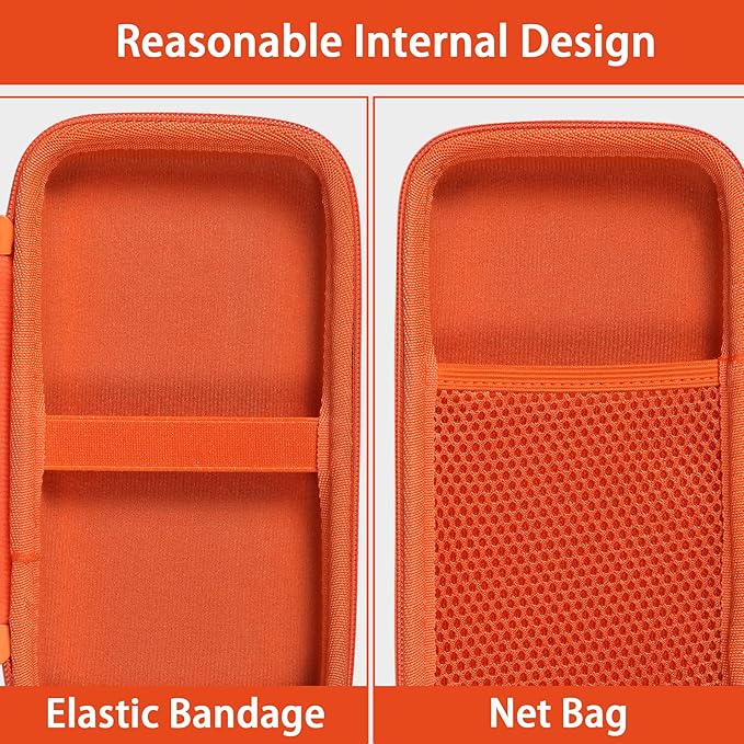 co2CREA Carrying Case for Texas Instruments TI-84 Plus CE Python Enhanced/TI-84/TI-Nspire CX II CAS/TI-Nspire CX II/TI-83 Plus/TI-89 Titanium/TI-85/TI-86 Color Graphing Calculator, Metallic Coral Case