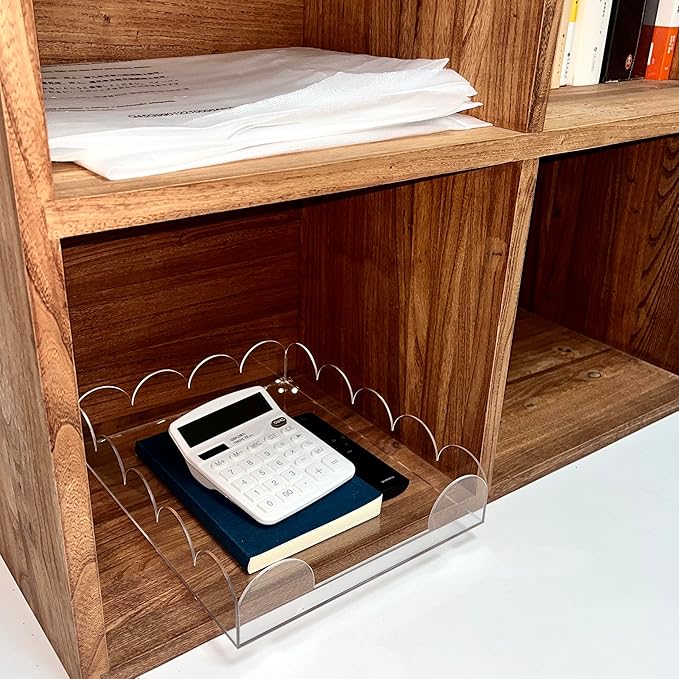 Acrylic Letter Tray,Desk Organizers and Accessories for Papers,Documents,Folders,Notebooks and Stationery,Magazine File Holder for Office,Home and Classroom