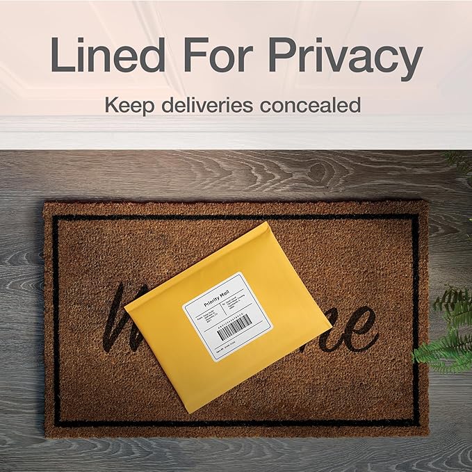 Quality Park Bubble Mailers, 6 x 9 Inch, Kraft Padded Envelopes, Durable Brown Shipping Envelopes, Self Seal Closure, 25 Per Box (QUA95001)