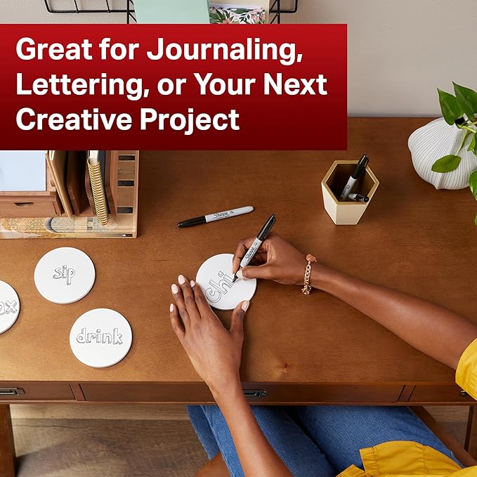 Sharpie Fine Point Permanent Marker 80's Glam , Pack of 24