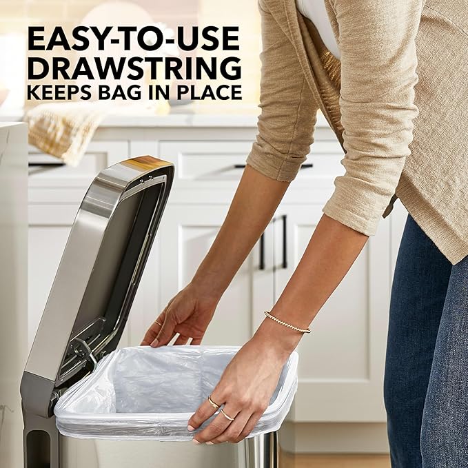 Glad ForceFlex Tall Kitchen Trash Bags, 13 Gallon, Gain Lavender, 110 Count (Package May Vary)