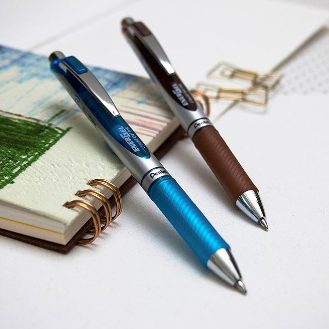 Pentel EnerGel RTX Gel Pens, Assorted Ink