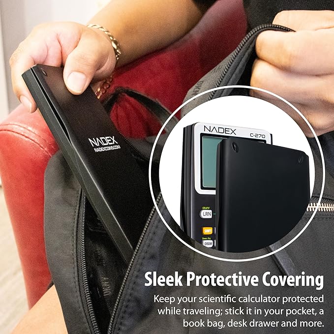 Scientific Calculator with Graph Functions for College and High School Students, Engineering, Advanced Mathematics, Calculus, Algebra, Geometery, Trigonometry, Statistics, Physics, Chemistry - Black