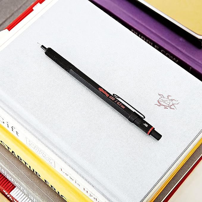Rotring 600 Mechanical Pencil, 0.5 mm, Black - Perfect for Writing, Drafting, Engineering, Architecture Professionals