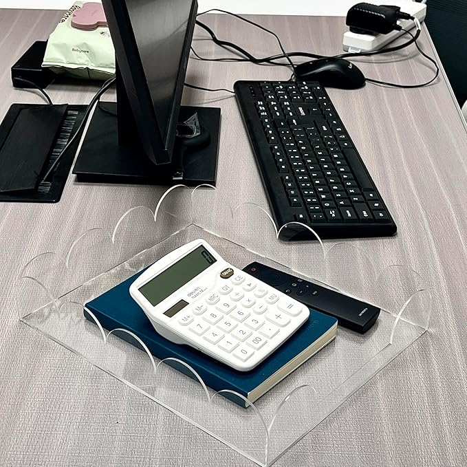 Acrylic Letter Tray,Desk Organizers and Accessories for Papers,Documents,Folders,Notebooks and Stationery,Magazine File Holder for Office,Home and Classroom