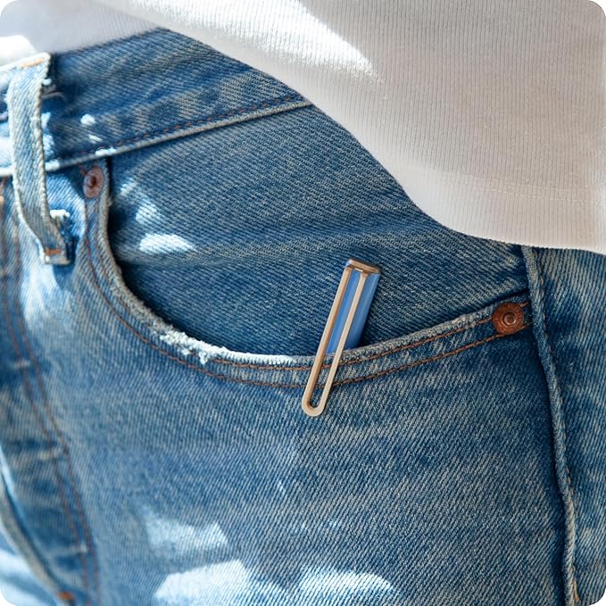 U Brands Catalina Felt Tip Pens, Pen Set of 6 Black Ink Pens, Artist Touch, Medium (0.7 mm) Point