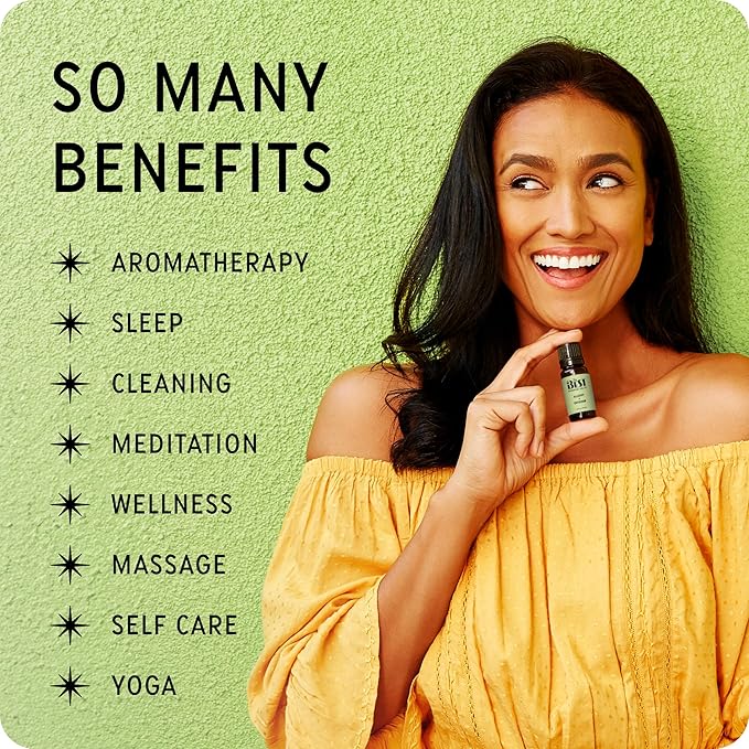 The Best Headache + Migraine Essential Oil Blend- Premium Grade- 100% Pure & Natural for Aromatherapy, Diffuser, Spa, Massage, Air Freshener- 10 ml (.33 fl oz)