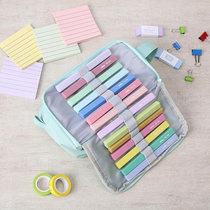 Mr. Pen- Aesthetic Highlighters, 32 Pack, Chisel Tip, Pastel Colors, Cute Highlighters Assorted Colors, Back to School Supplies