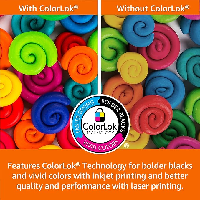 Amazon Basics Multipurpose Copy Printer Paper, 8.5 x 11 Inches , 24 lb, 1 Mega Ream, (800 Sheets), 97 Bright, White