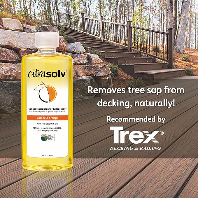 Citra Solv Concentrated Household Cleaner & Degreaser -Valencia Orange Scent 8 fl oz Safe, Effective, and Versatile Cleaning Solution, Natural Ingredients Non Toxic,Biodegradable, Made in USA (12)