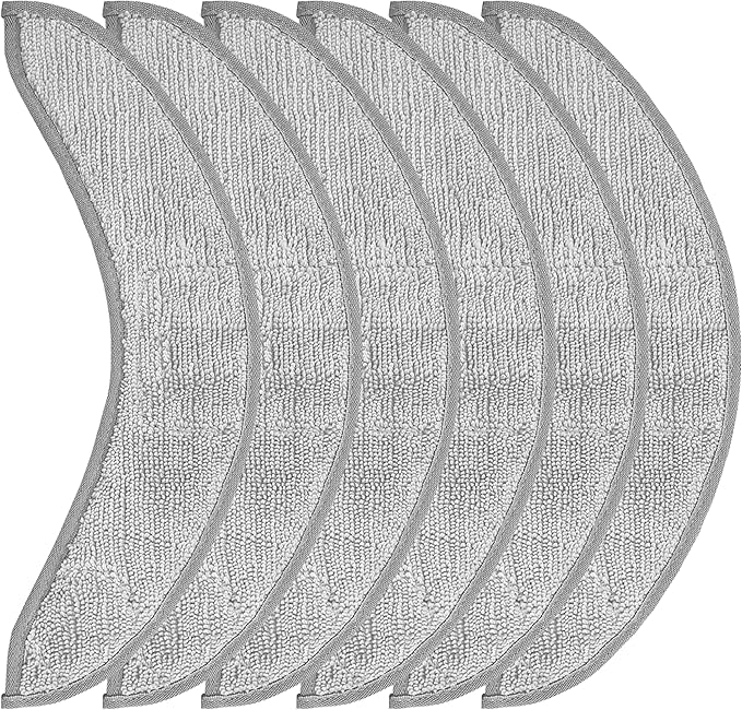 TIPOPOM 6 Pack Mop Pads Compatible with i-Robot Roomba Combo J7+ J9+ Robot Vacuum Replacement Mopping Pads Accessory Parts
