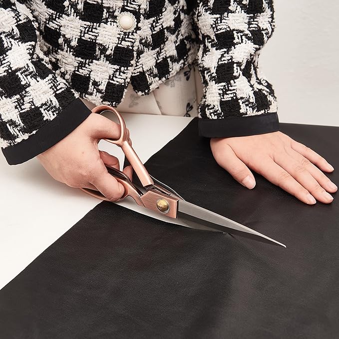 Fabric Scissors Professional 10" Sewing Scissors,Heavy Duty Shears for Fabric,Leather,Raw Materials,Dressingmaking,Upholstery Shears for Dressmakers Students Office Crafting