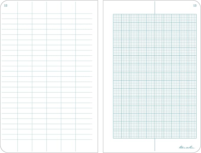 Rite In The Rain Weatherproof Hard Cover Notebook, 4.75" x 7.5", Yellow Cover, Metric Field Pattern (No. 360F)