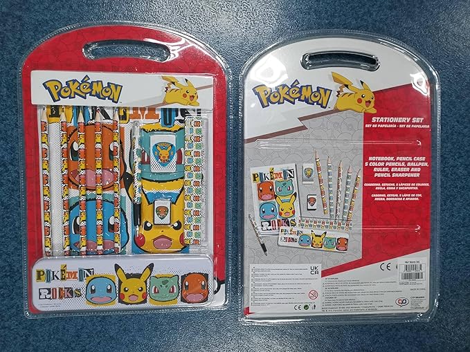Pokemon Journal Set for Kids Teens Diary with Lock or Notebook with Pen Secret Diary School Supplies Pikachu Cute Stuff Gifts for Kids(Notebook/Set)