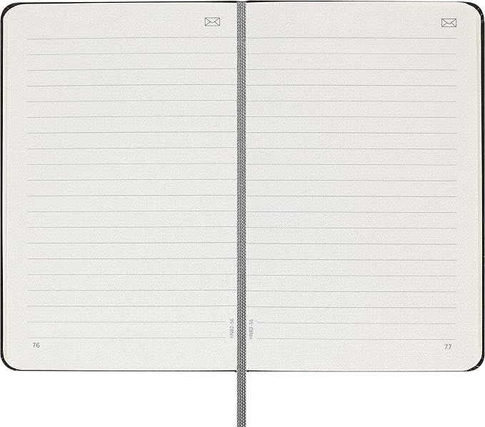 Moleskine Smart Notebook, Pocket, Ruled, Black, Hard Cover (3.5 x 5.5)