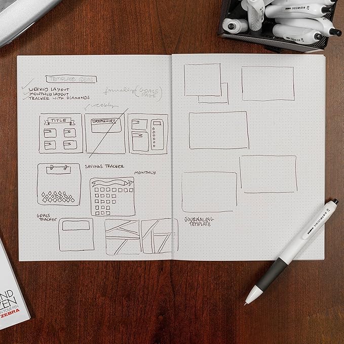 Zebra Pen Sarasa Dry X1+ Retractable Gel Pen, Plastic Barrel with Protective Coating, Medium Point, 0.7mm, Black Ink, 12-Pack