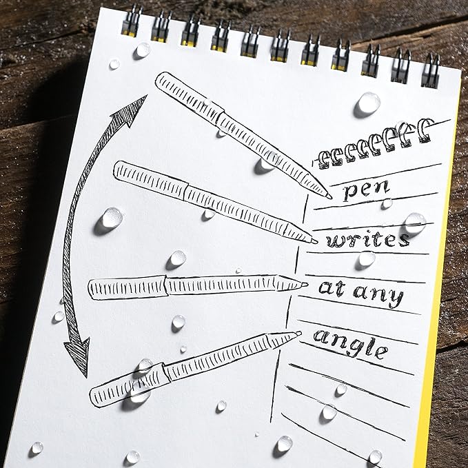 Rite in the Rain Durable Weatherproof Mini Slide-Click Mechanical Pencil, 3 Pack (No. ZED14)