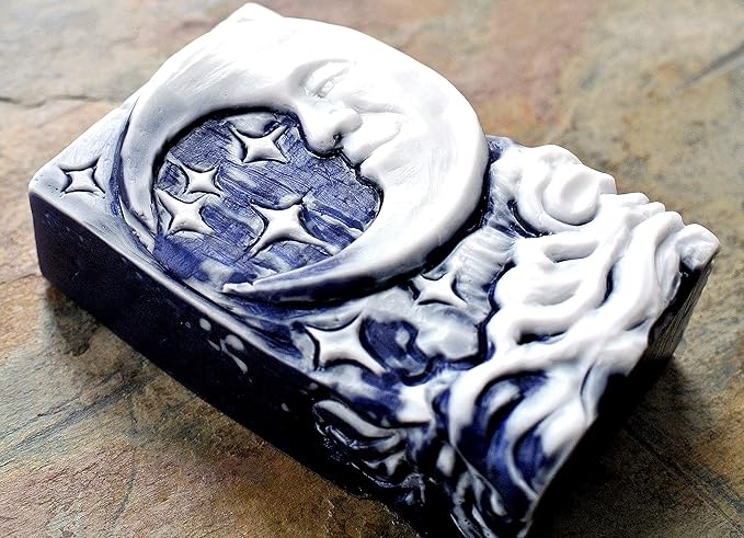 Moon Silicone Mold for SOAP Making and Other Crafts