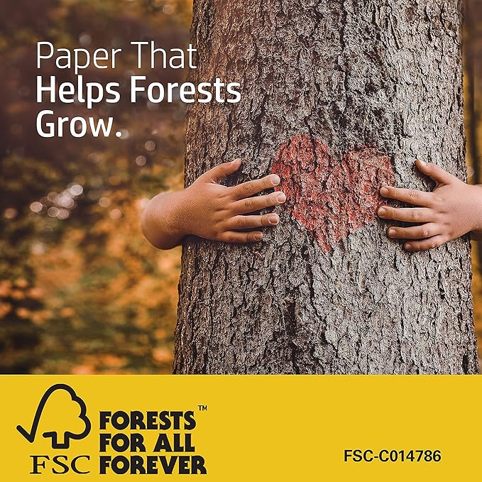 HP Printer Paper | 8.5 x 11 Paper | Premium 24 lb | 1 Ream - 500 Sheets | 100 Bright | Made in USA - FSC Certified | 112400R